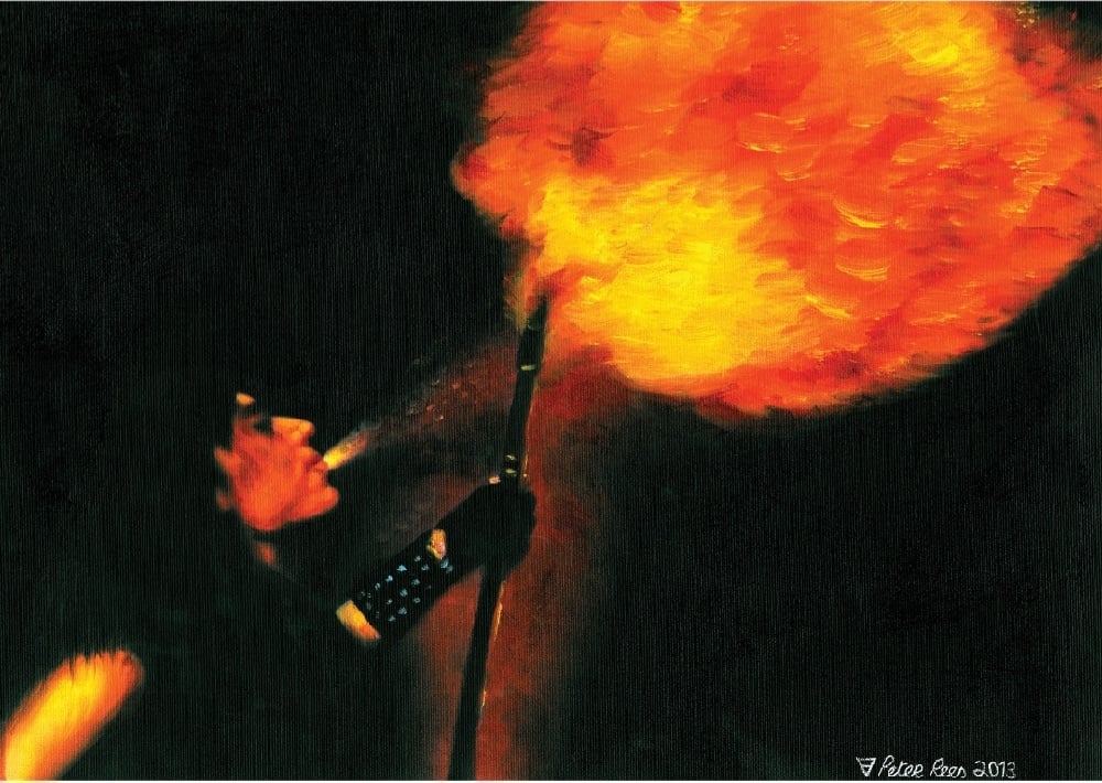 Image of Eternal Fire(Quorthon) A4 Artprint 