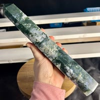 Image 3 of Moss Agate Statement Tower (74A)