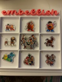 Toy Story Silver Glitter Acrylics 