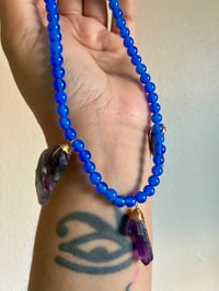Image 2 of 💙Blue Agate & Amethyst💜