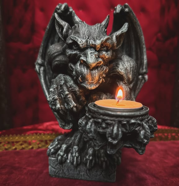 Image of Gargoyle Tea Light Holder