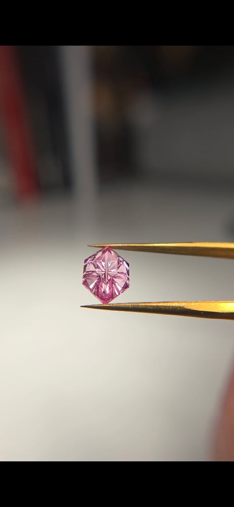 Image of Padparadscha Sapphire — Dutch Marquise Fantasy Cut