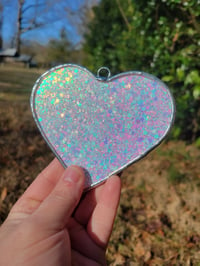 Image of Glitter and Glow Heart (Large)