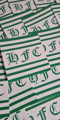 Pack of 25 7x7cm Hibs, Hibernian, HFC Football/Ultras Stickers.