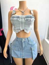 Image 1 of Denim Jean Top 