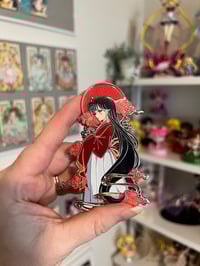 Image 3 of Akai-tsuki enamel pin + sticker 