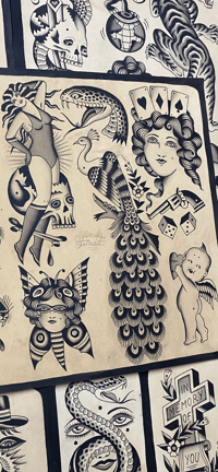 Image 3 of Medium tattoo flash 2