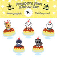 Ppulbatu Flan sticker set 