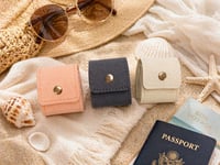 Image 3 of Tiny Travel Jewelry pouch (3 color choices)
