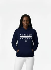 Image 2 of YB Navy Blue Heavy Blend Fleece Pullover
