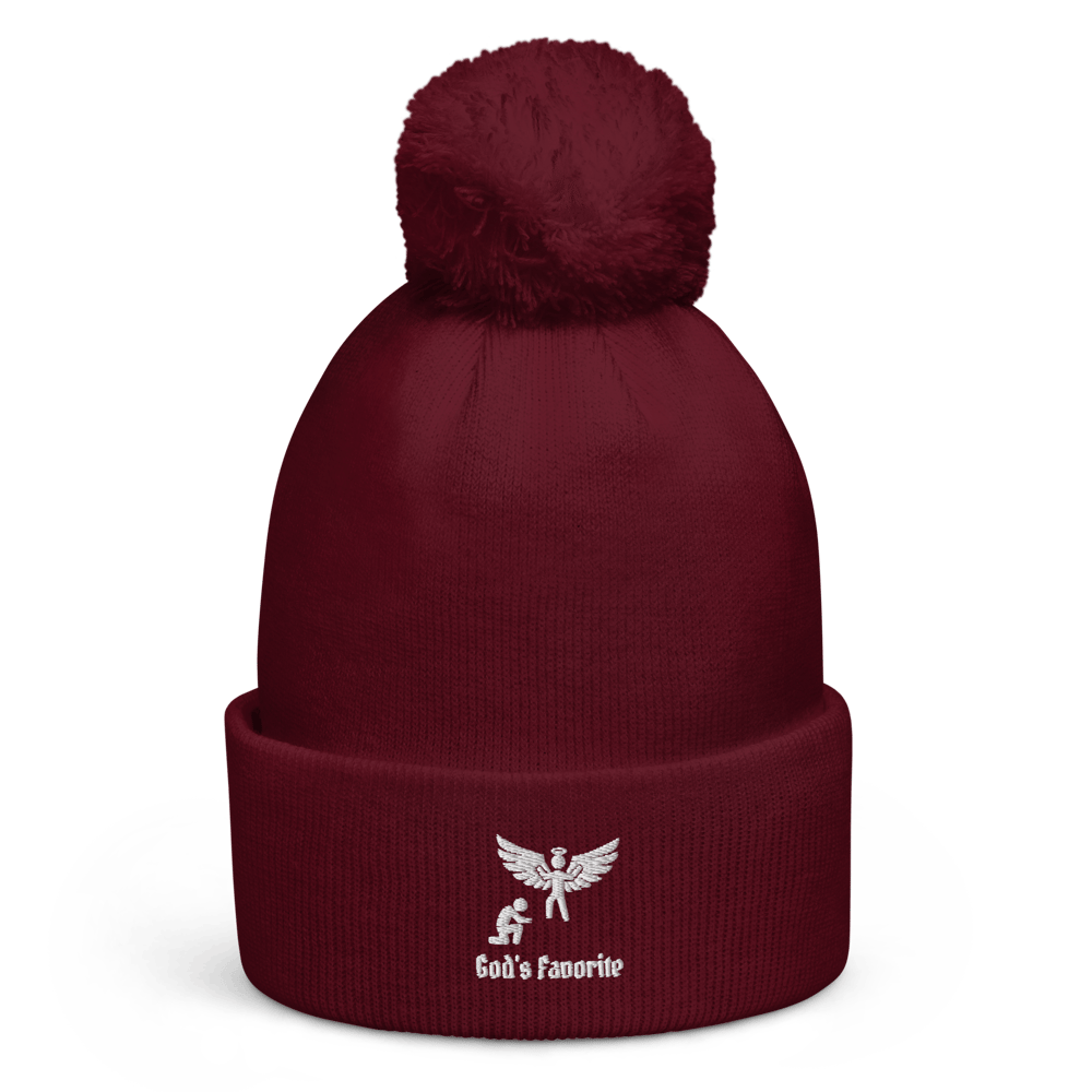 God's Favorite Beanie (White Print)