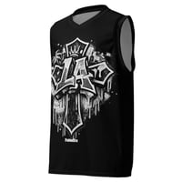 Image 2 of Trubledera Recycled unisex basketball jersey