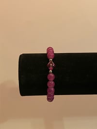Image 1 of 'Magenta Diamond' Bracelet