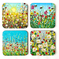 Image 1 of Midsummer Lovelies Coaster Set 