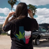 Image 2 of Too High Texas Tee (Front/Back)