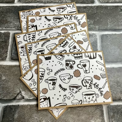 Image of Coffee and Biscuits Boxed Note Cards