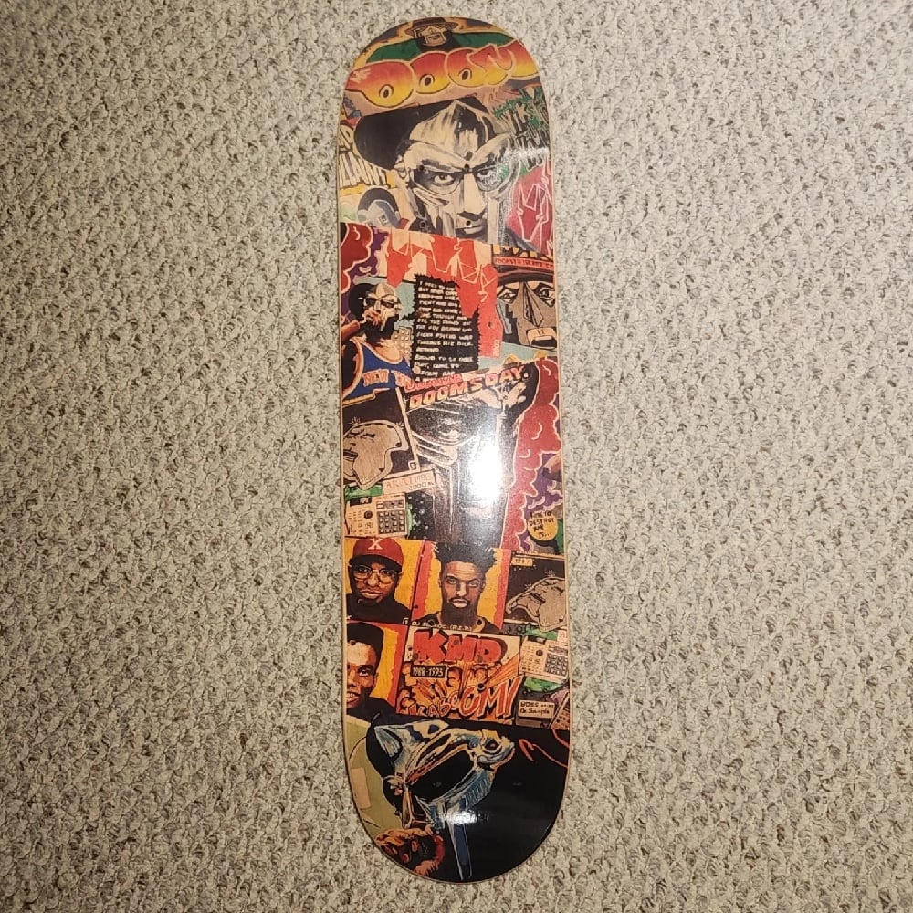 MF DOOM collage deck (wood grain print)