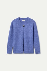 Image 2 of CÁRDIGAN PUNTO MORADO