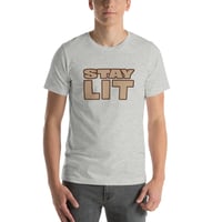 Image 3 of STAY LIT ICE CREAM SMOOTHIE Softstyle Short-Sleeve Unisex T-Shirt