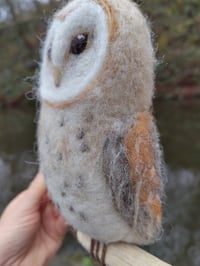 Image 3 of Needle Felted Barn Owl 