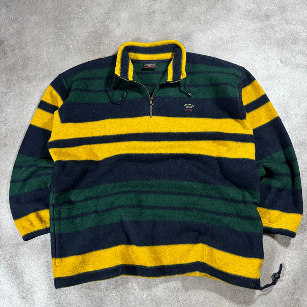 Image of 1990s Paul & Shark 1/4 Zip Up Fleece, Size XXL