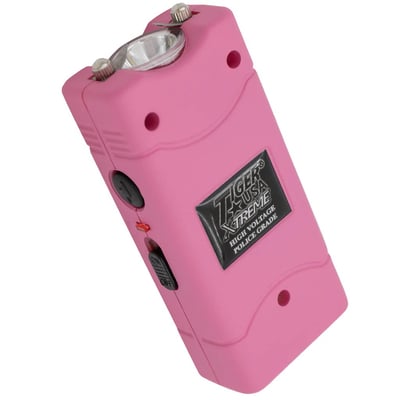 Image of Dark Pink Small Quantum Stun Gun with Leather Case