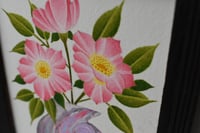 Image 2 of Wild Rose Marbled Vase (Original)