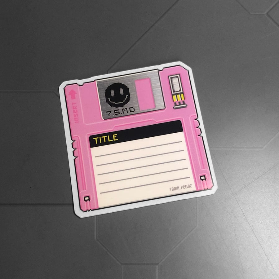 Image of Floppy_Disk_P / Sticker