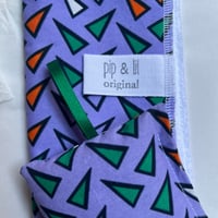 Image 1 of Purple Shapes Ankara Matchy set
