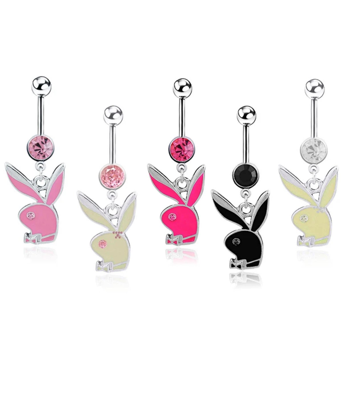 Playboy belly rings | Dripped.Jewelry