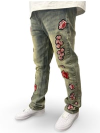 Image 2 of Flowers Flare Jean 