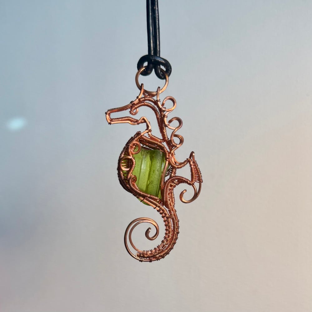 Image of Seaglass Seahorse for Sarah B. 