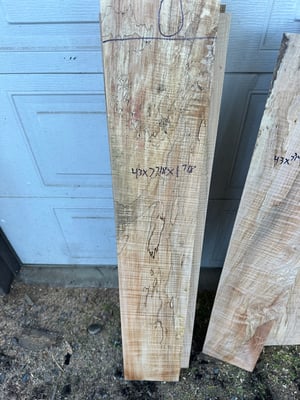 Figured/spalted maple billet 9