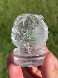 Image 5 of Clear Quartz Crystal Tiger Carving #1794