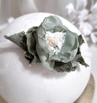 Image 2 of Baby girl headband for photoshoot | dark sage