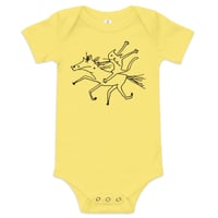 Image 3 of cat rider Baby short sleeve one piece