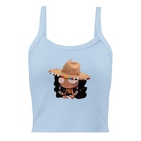 Image 12 of Logo Fedora Women’s micro-rib tank top