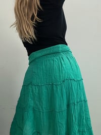 Image 4 of Green dress skirt // 36