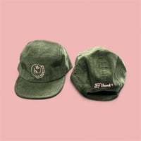 Green and candy pink 5 panel 