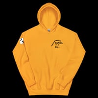 Image 1 of Yi Shu Hoodie (Gold and Sky Blue)