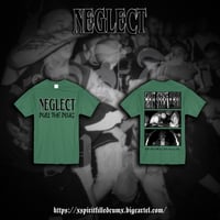 Image 1 of Neglect - Green t-shirt