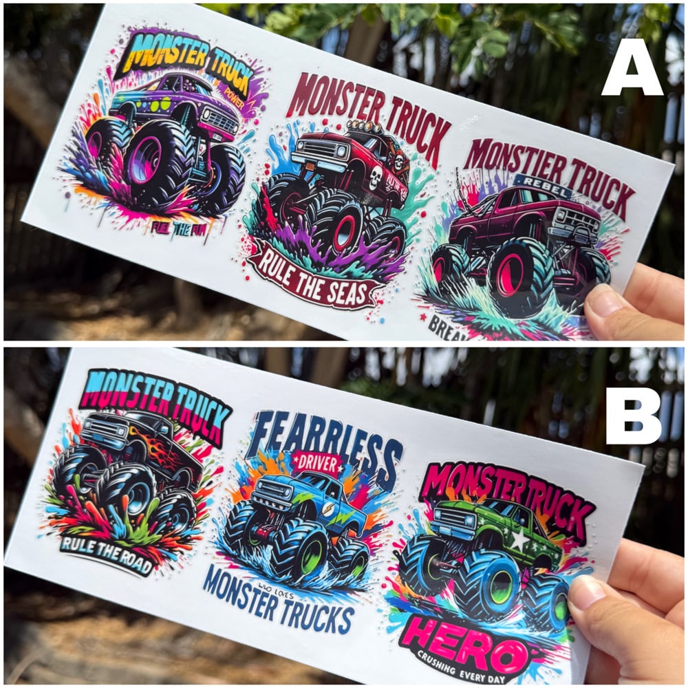 Image of Monster Truck UV DTF wrap