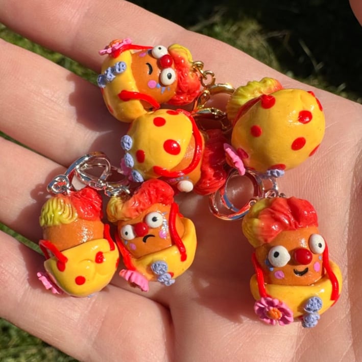 Image of Clown Nugget Earrings