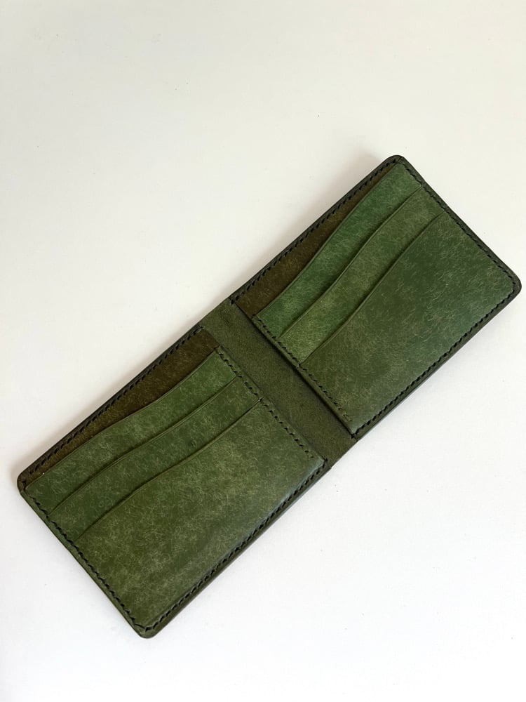 Image of Olive/Emerald Pueblo 8-pocket Slim Bifold 