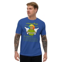 Image 5 of $100 The Rainbow Angel Donation Fitted Short Sleeve T-shirt