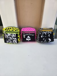 Image 1 of Punk rock double-zipper mini pouch | UK Subs | The Partisans | Motorhead