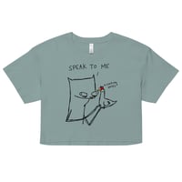 Image 5 of Women’s crop top speak to me 