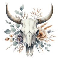 Image 2 of Skulls prints flowie 