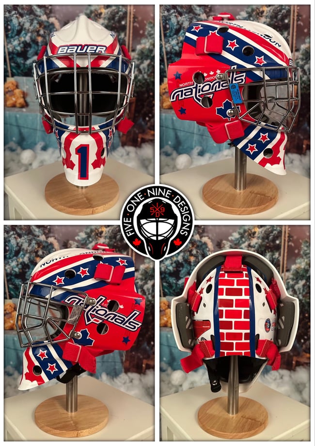 Custom Goalie Mask Decals 