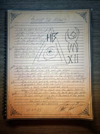 Image 2 of Custom Handwritten Lyric Sheet
